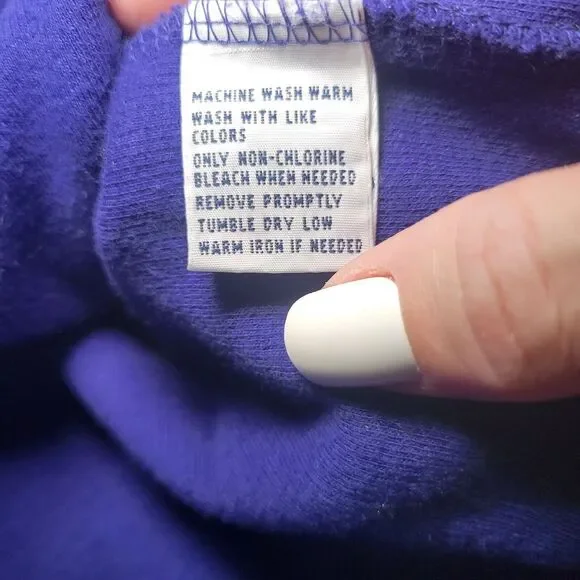 Polo Ralph Lauren 1/4 Zip Sweater Men's Medium Royal Blue Pony Designer - Picture 6 of 8